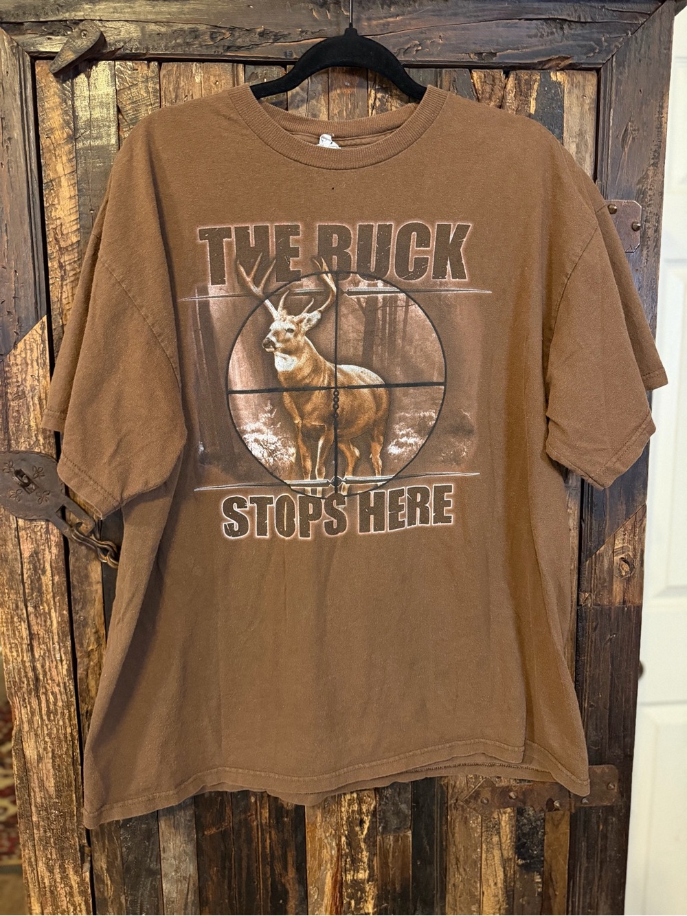 Vintage Y2K Delta Pro Weight Deer Hunting T Shirt XL The Buck Stops hunting